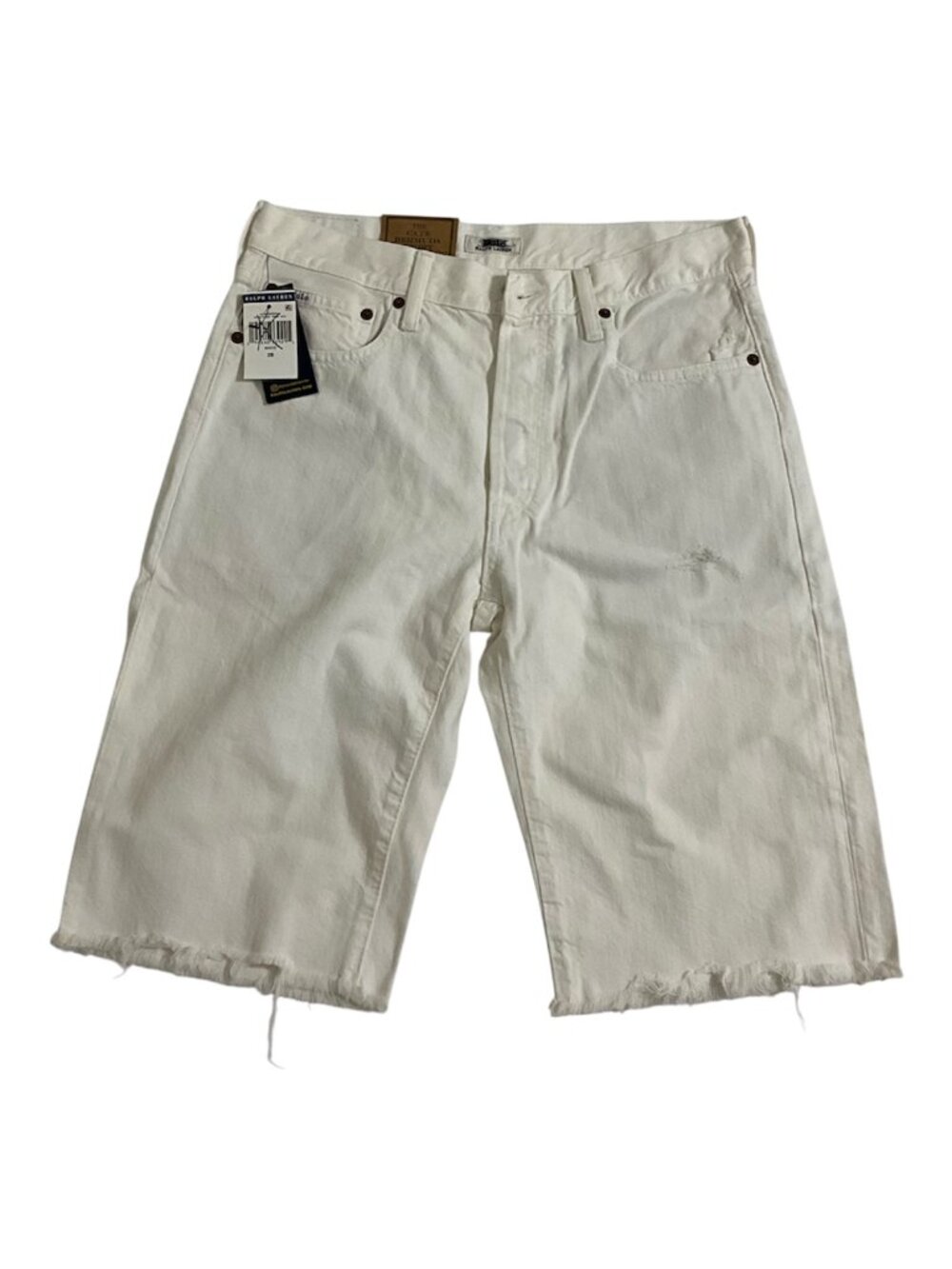 Polo Ralph Lauren Cate Bermuda Slim White Denim Shorts Women’s 28 NWT $98 MSRP